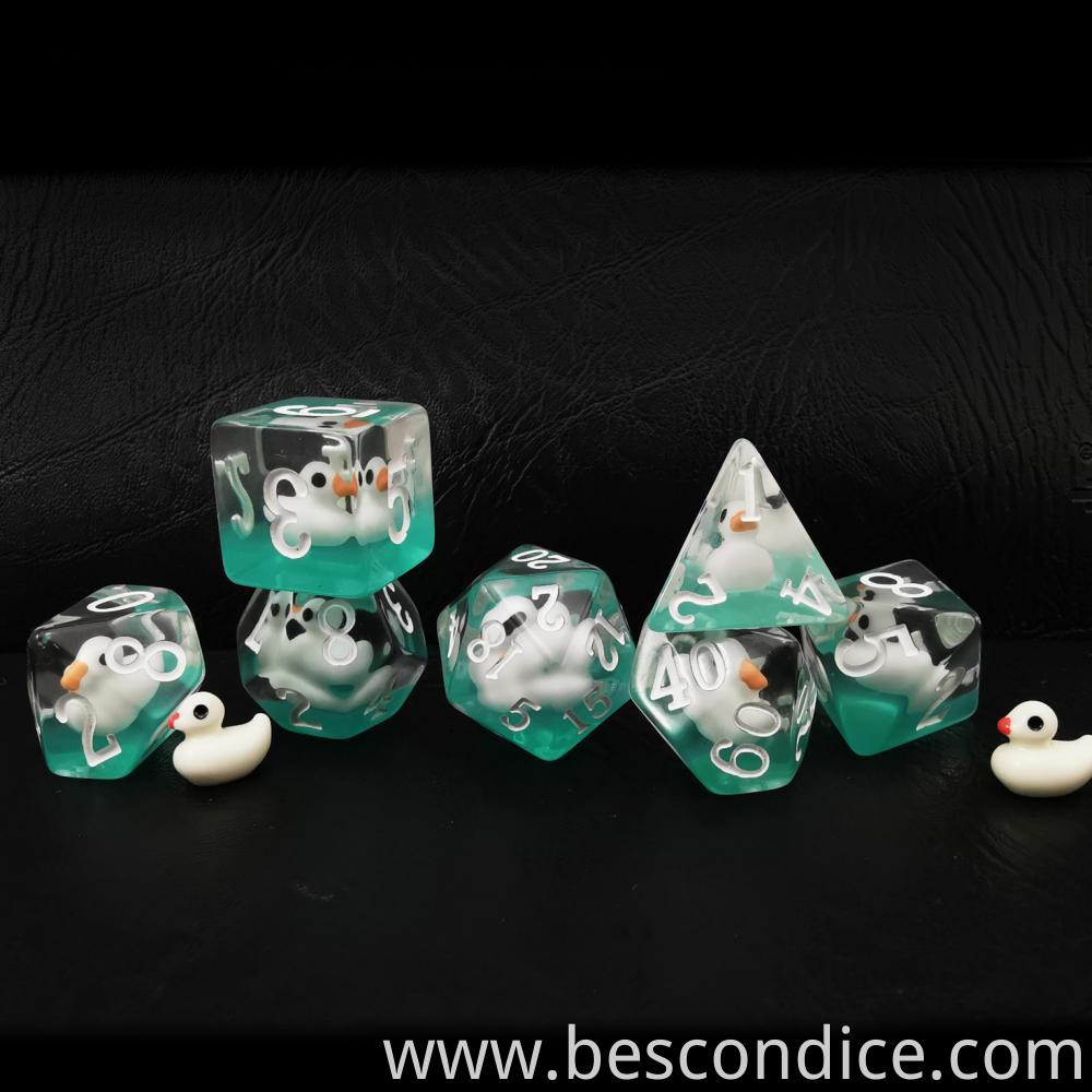 Role Playing Games White Duck Dice 1